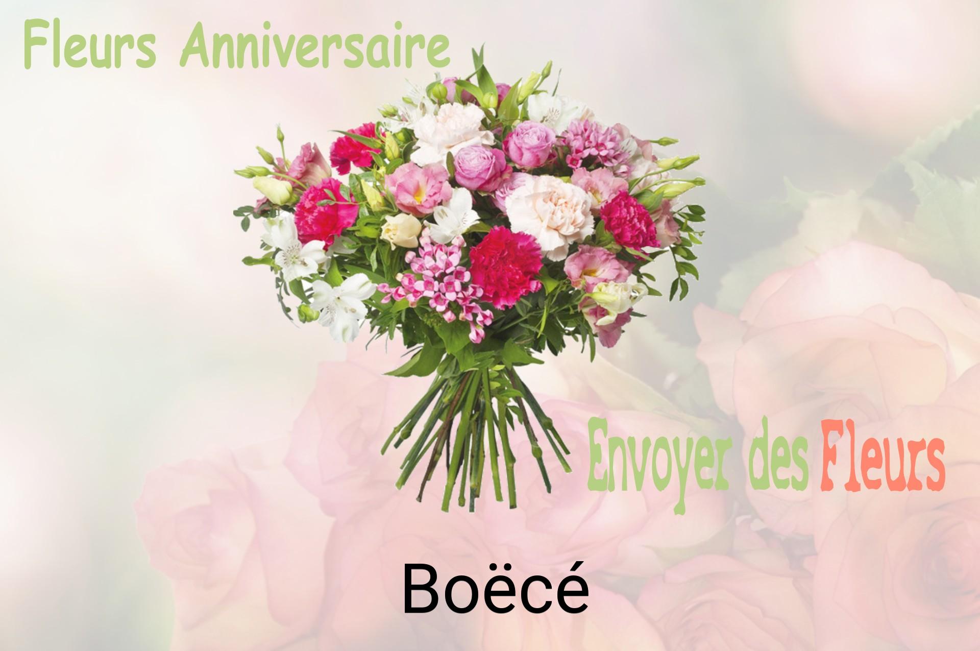Bouquet de fleurs d’anniversaire livré à Boëcé